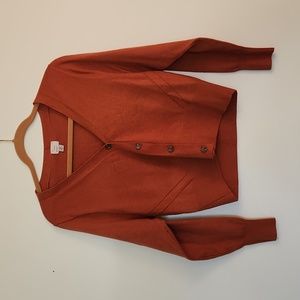 A New Day Boxy Cardigan Orange XS